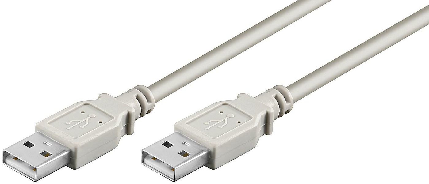 Microconnect USB 2.0 A-A 0.5m M-M USB-kablar 0,5 m USB A Grå