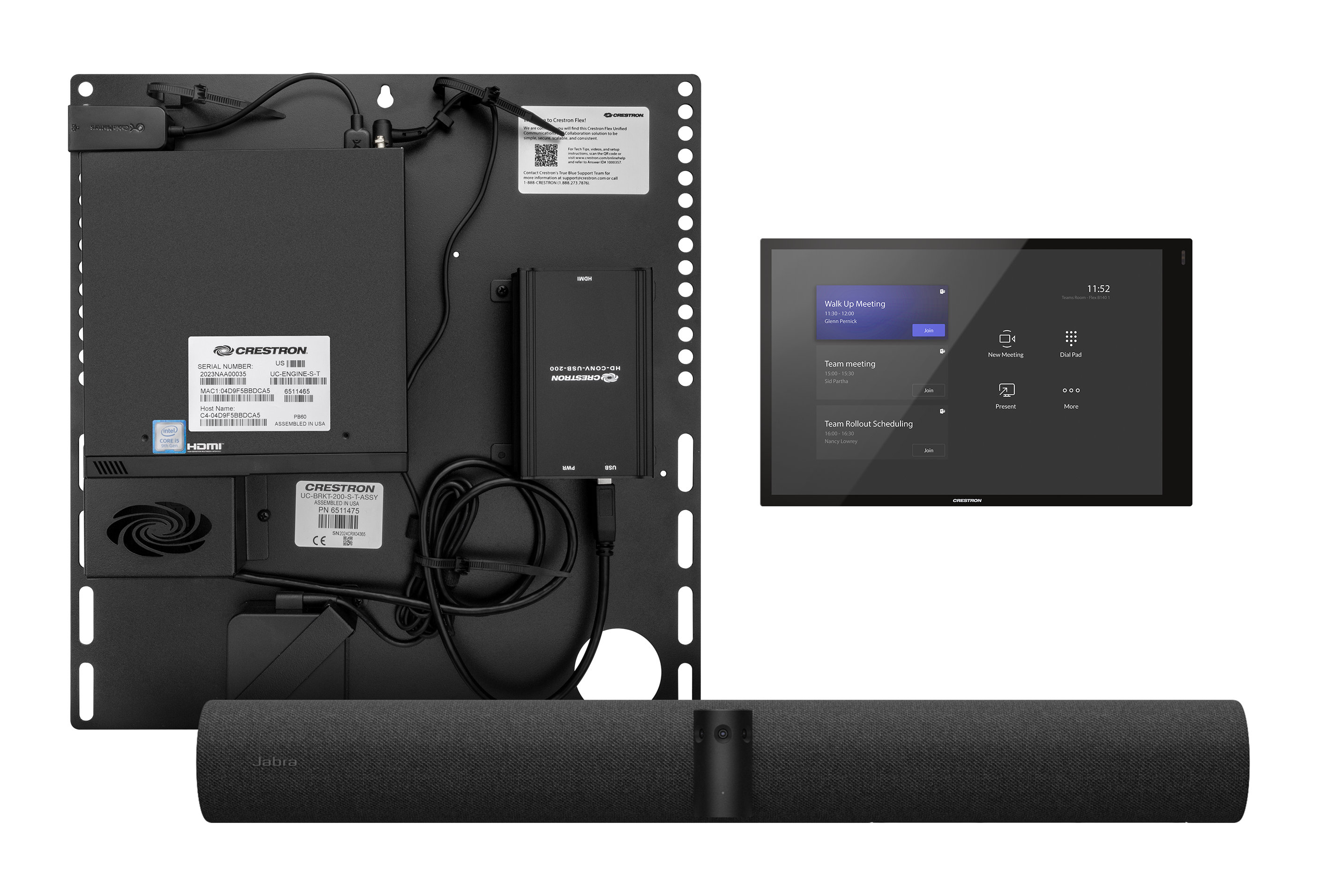 Crestron Flex Small Room videokonferenssystem 13 MP Nätverksansluten (Ethernet) Videokonferenssystem för grupper