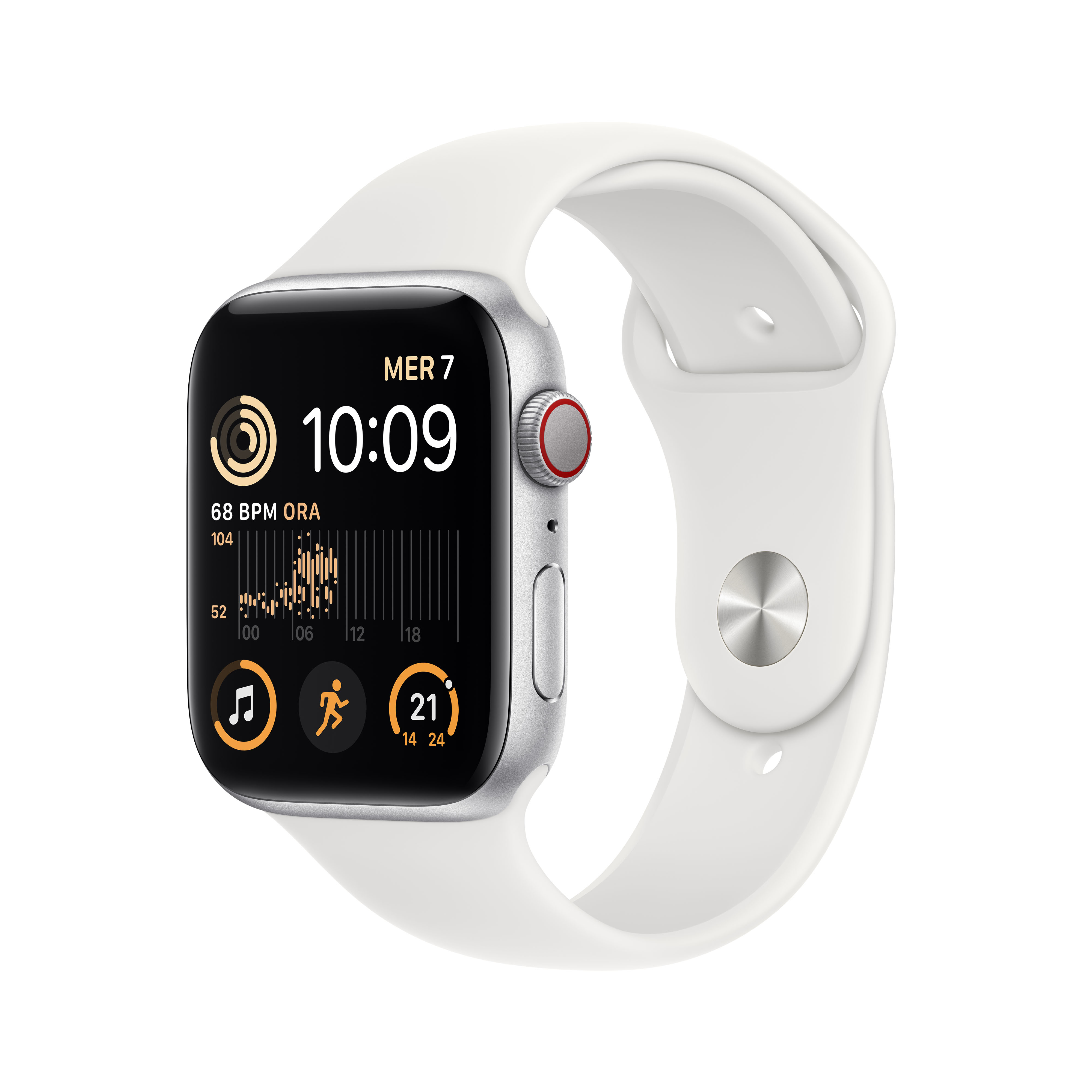 Apple Watch SE OLED 44 mm 4G Silver GPS