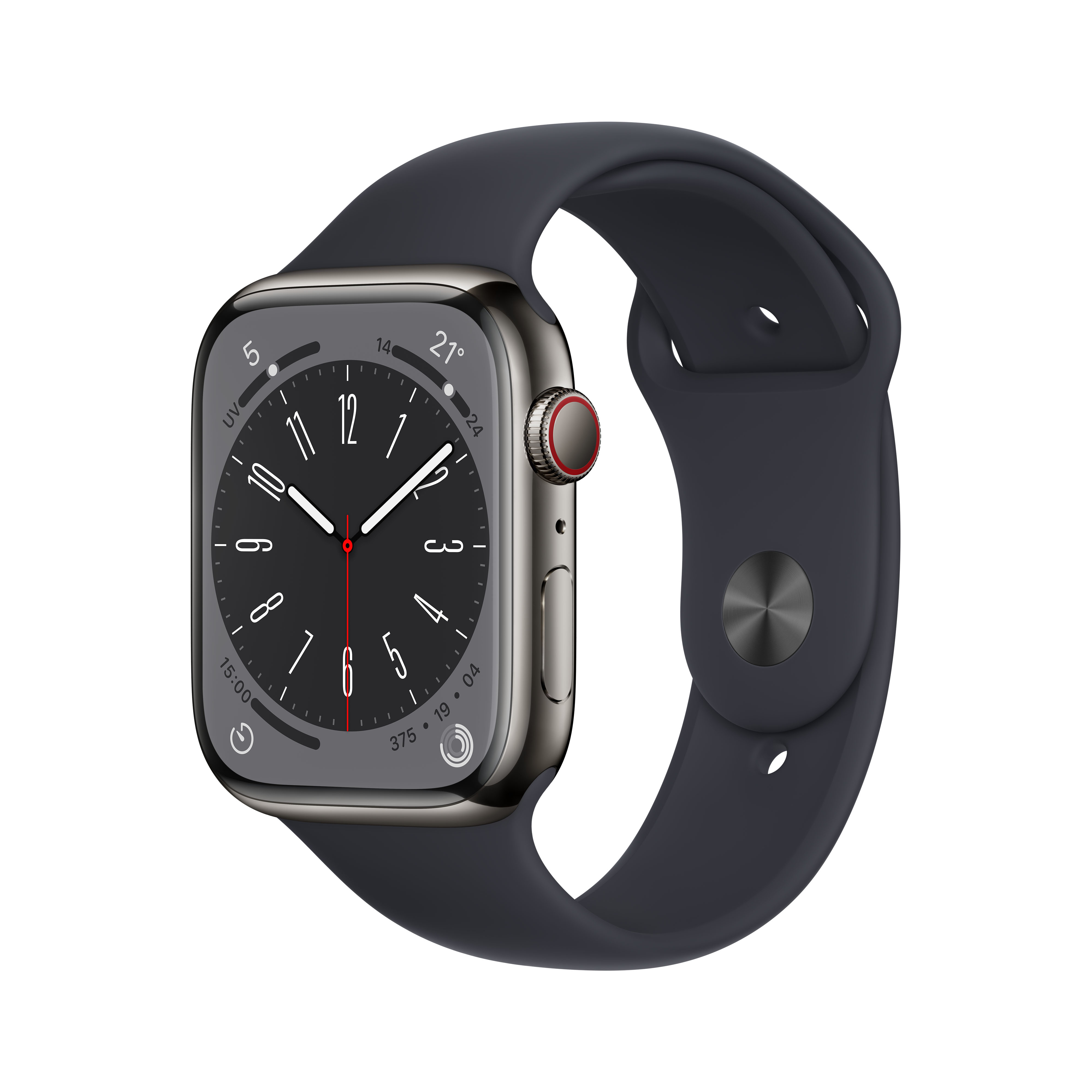 Apple Watch Series 8 OLED 45 mm 4G grafit GPS