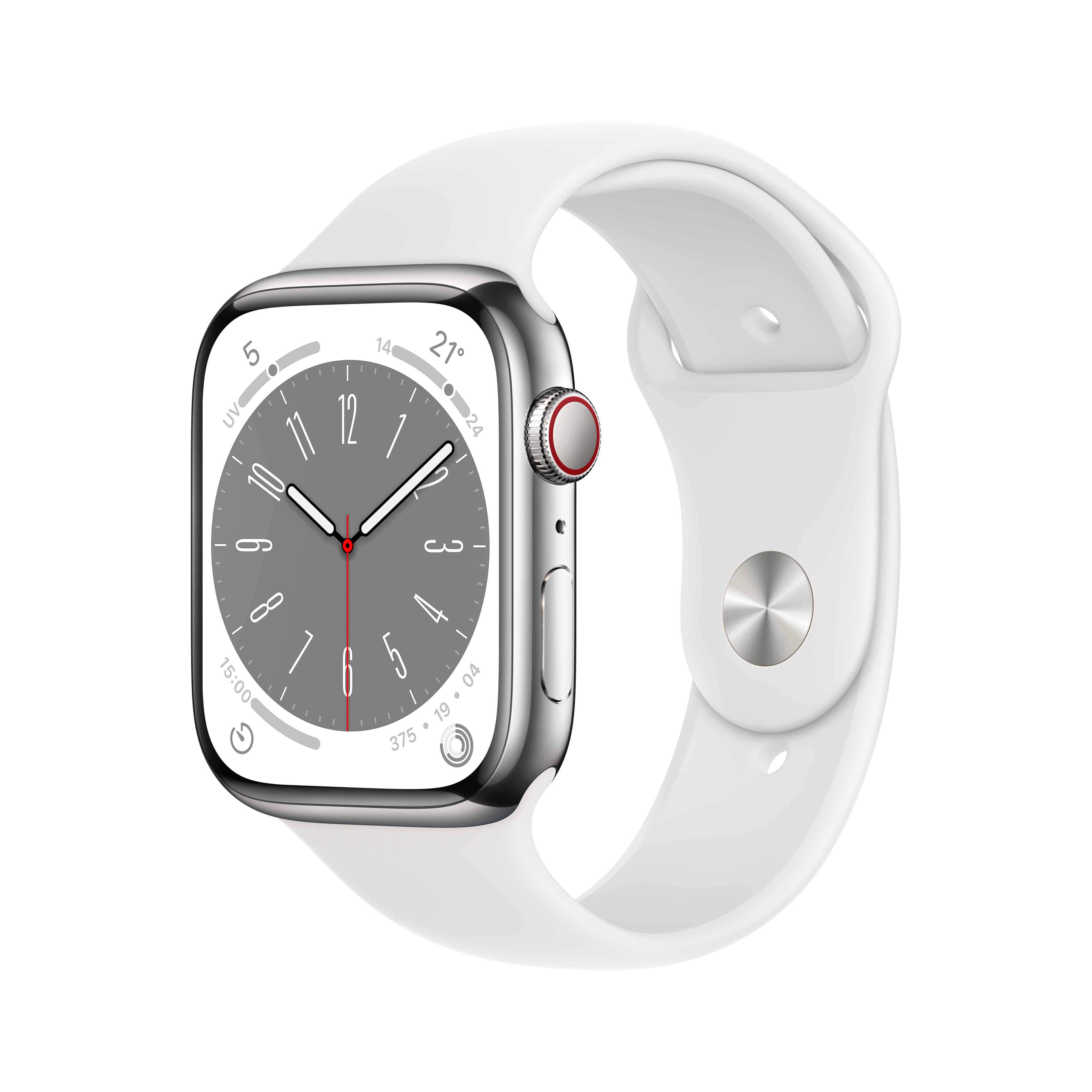 Apple Watch Series 8 OLED 45 mm 4G Silver GPS