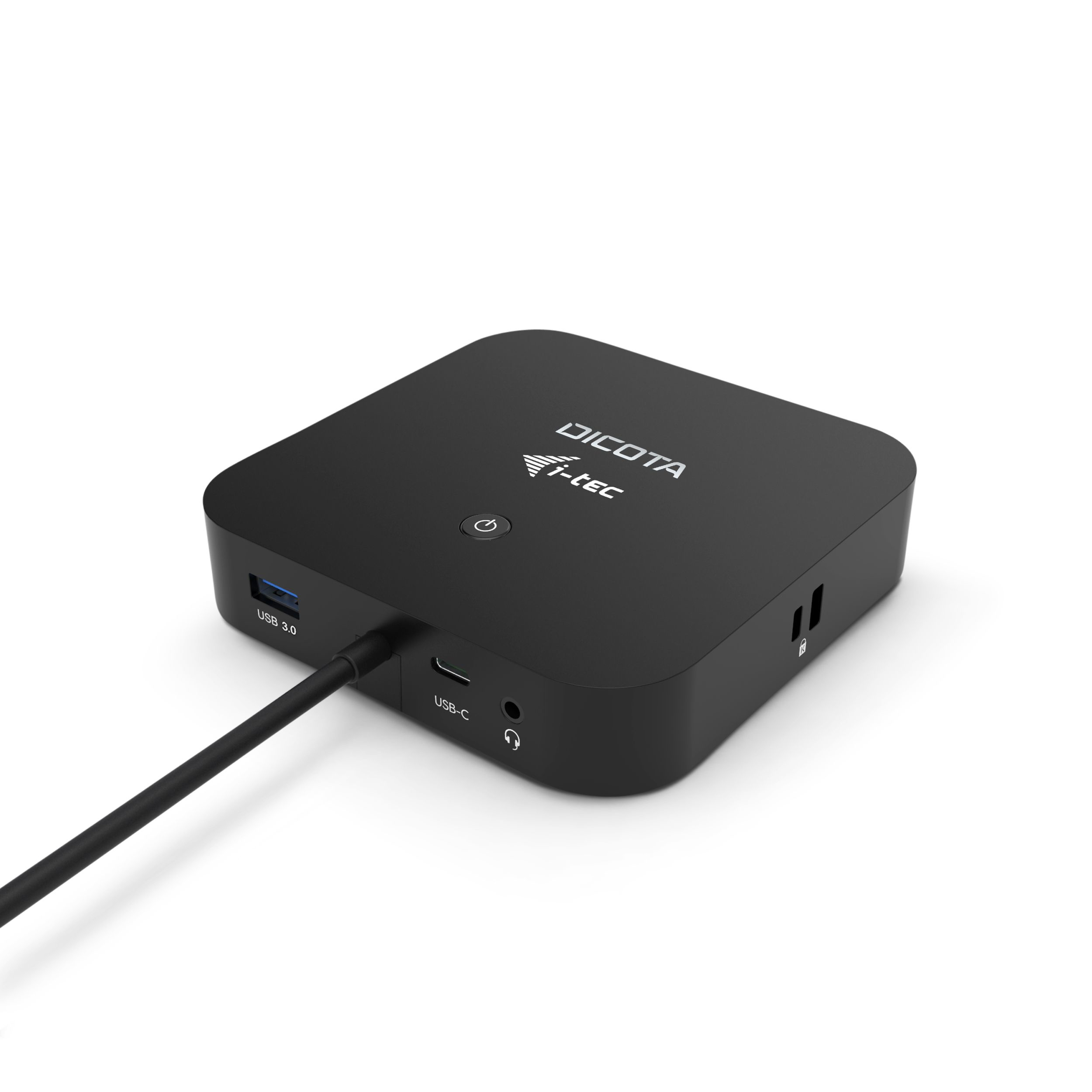 Dicota D31949 dockningsstationer för bärbara datorer Kabel USB Type-C Svart