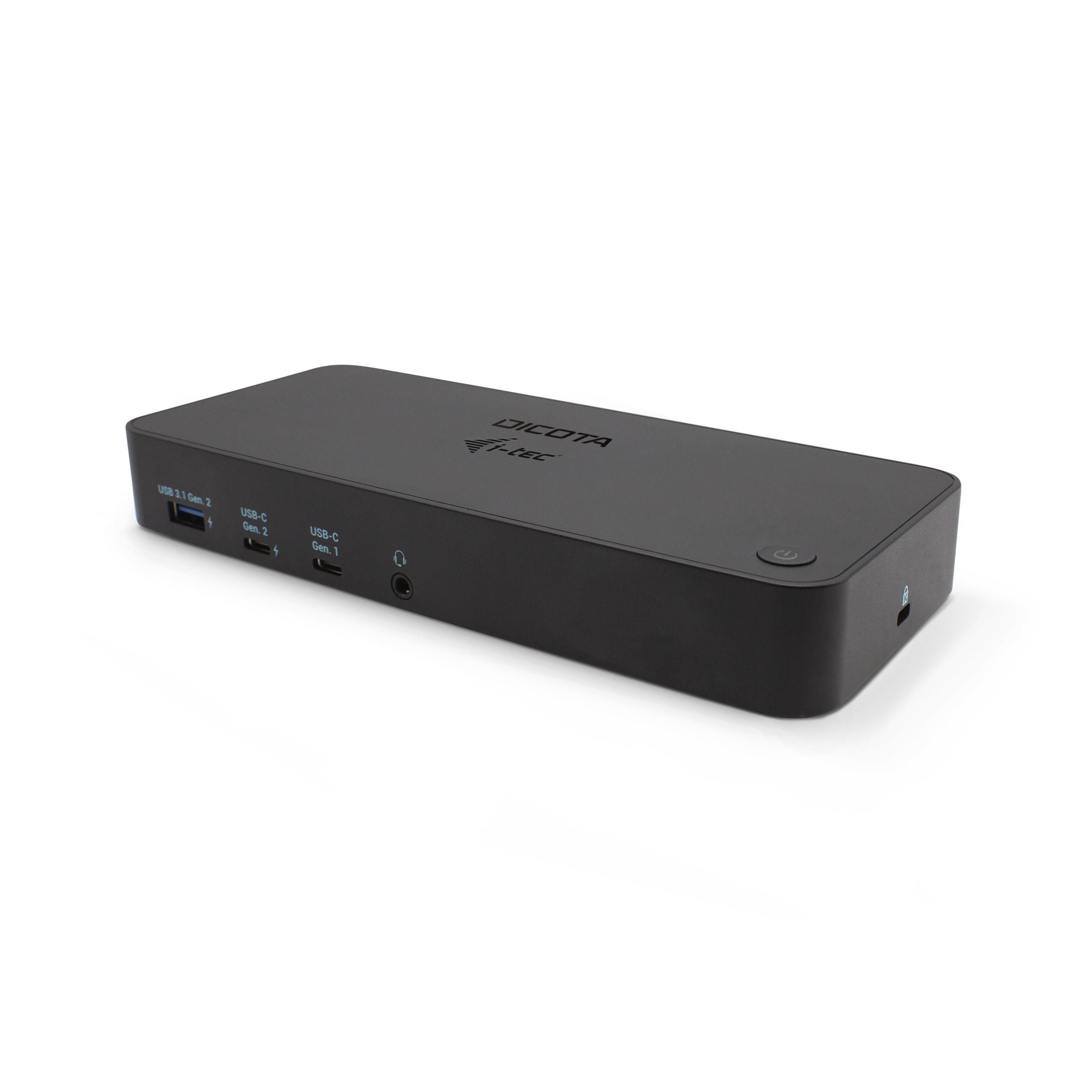 Dicota D31951 dockningsstationer för bärbara datorer Kabel USB Type-C Svart