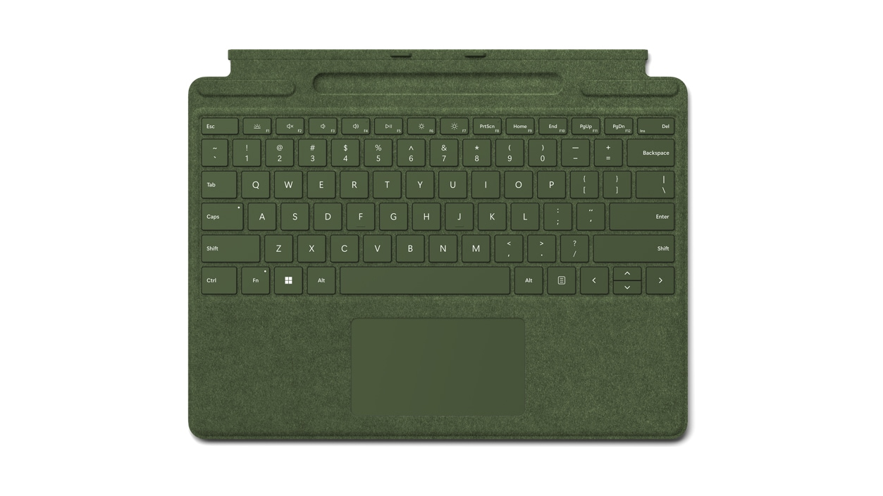 Microsoft Surface 8XA-00125 tangentbord för mobila enheter Grön Microsoft Cover port QWERTZ tyska