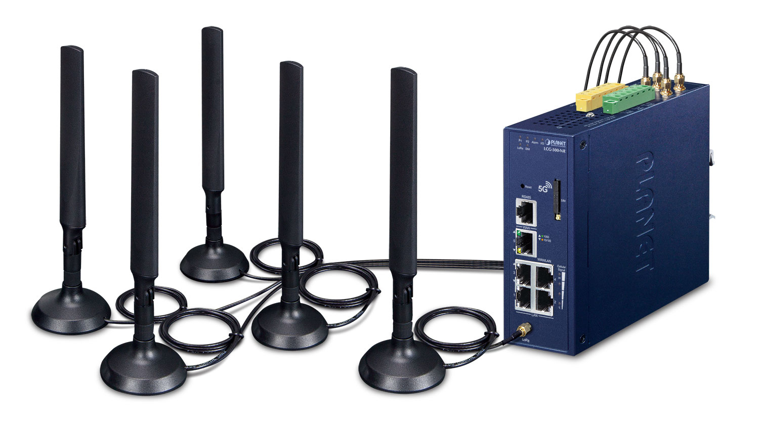 PLANET IP30 Industrial IoT LoRaWAN + gateways & controllers 10, 100, 1000 Mbit/s