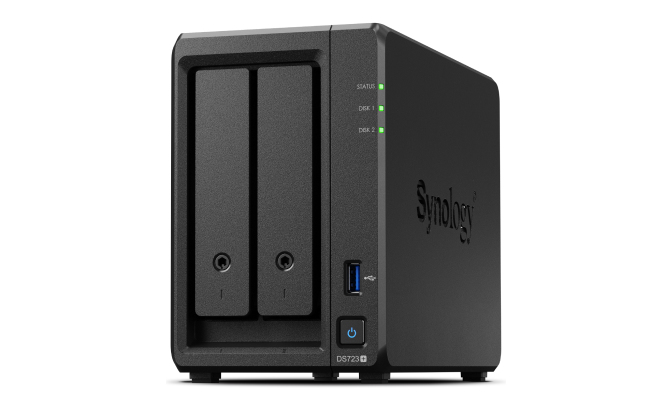 Synology DiskStation DS723+ NAS- & lagringsservrar Tower Nätverksansluten (Ethernet) Svart R1600