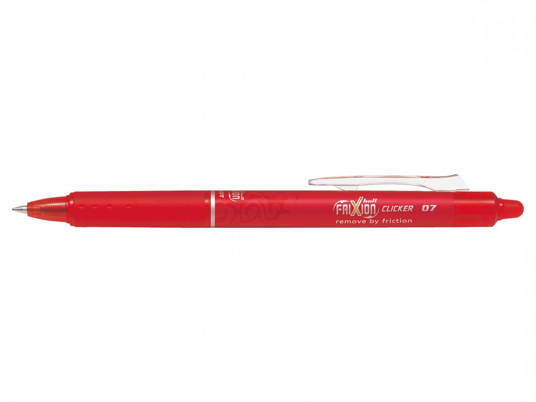 Pilot FriXion Fastklämbar och indragbar penna Röd 1 styck