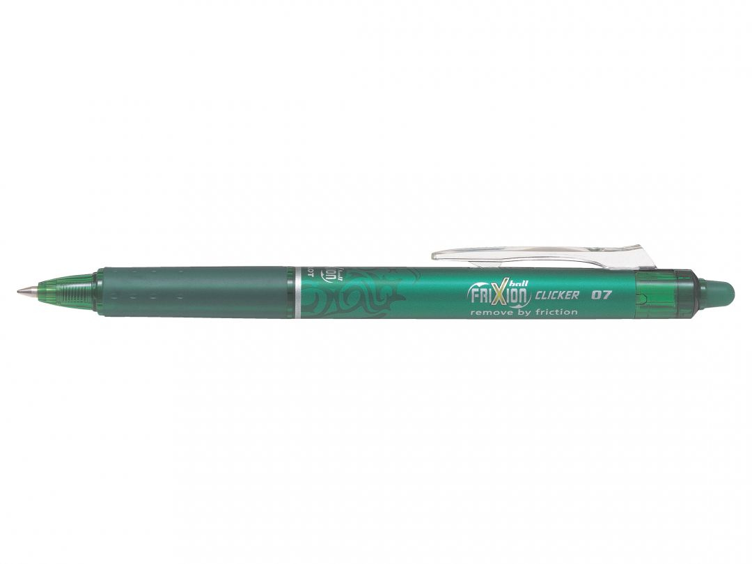 Pilot FriXion Fastklämbar och indragbar penna Grön 1 styck