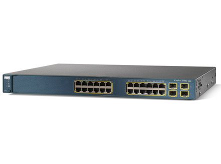 Cisco Catalyst 3560G-24PS-E hanterad L2 Strömförsörjning via Ethernet (PoE) stöd Turkos
