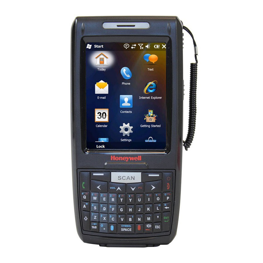 Honeywell DOLPHIN 7800 RFID-handdatorer 8,89 cm (3.5') Pekskärm 324 g Svart