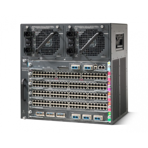 Cisco WS-C4506-E= nätverksutrustningschassin 10U Svart