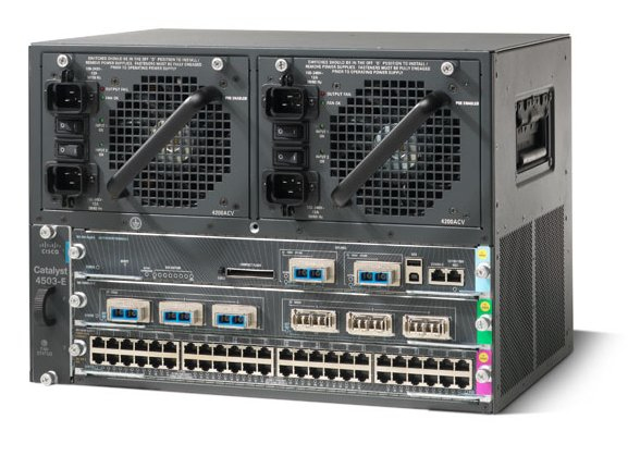 Cisco Catalyst 4503-E nätverksutrustningschassin