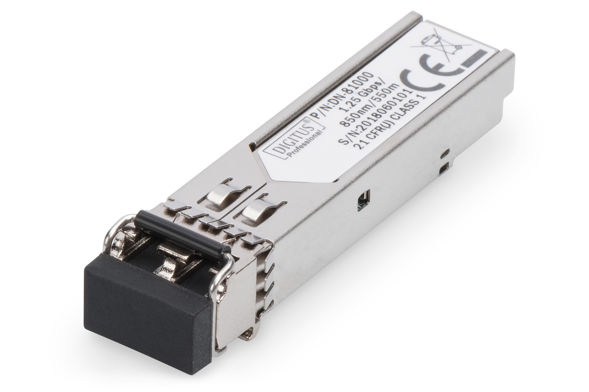 Digitus mini GBIC (SFP) Module transceiver-moduler för nätverk Fiberoptik 850 nm