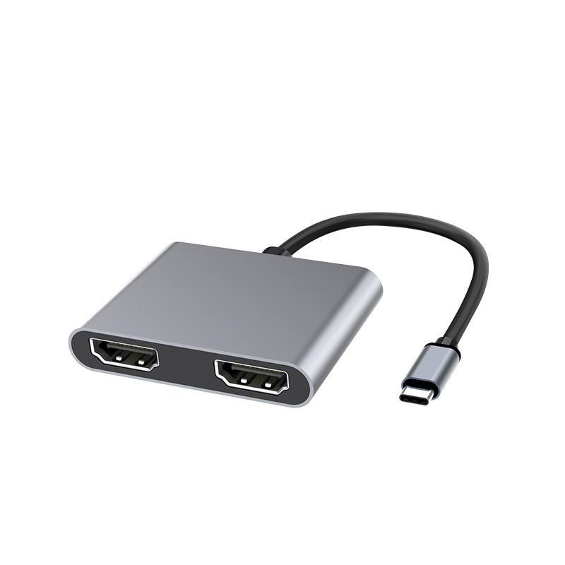 Microconnect USB3.1CHDMIX2 USB-grafikadapter Svart