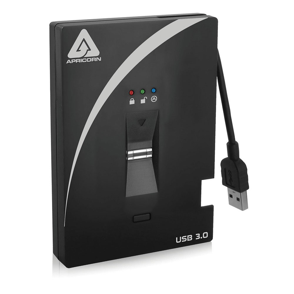 Apricorn 256GB Aegis Bio 3.0 SSD Svart