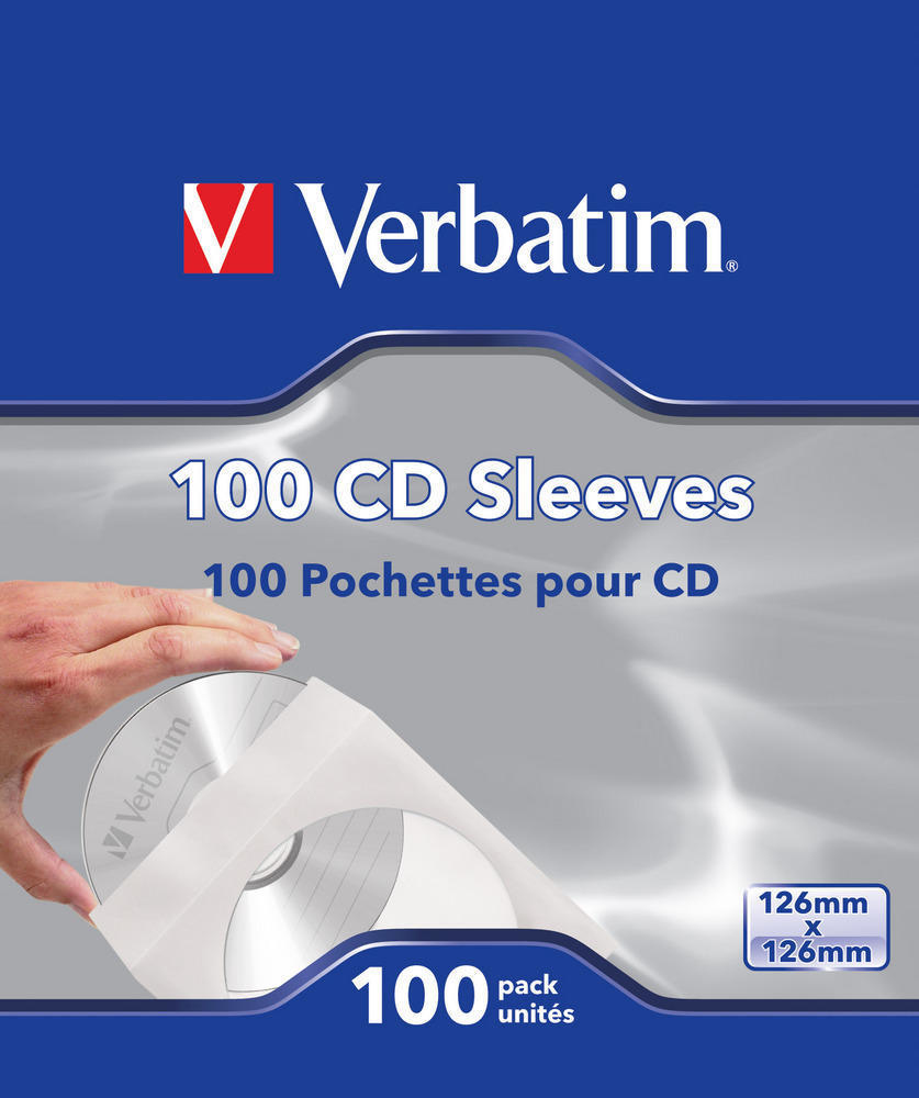 Verbatim 49976 fodral till optiska skivor 100 diskar