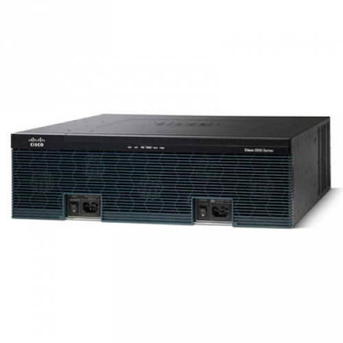 Cisco 3925E kabelansluten router Gigabit Ethernet Svart