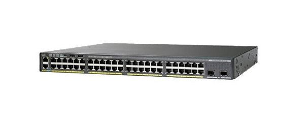 Cisco Catalyst WS-C2960XR-48TS-I nätverksswitchar hanterad L2 Gigabit Ethernet (10/100/1000) Svart