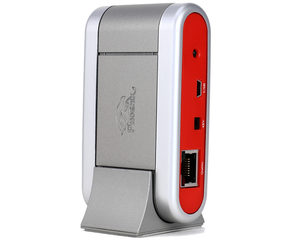 Phoenix Audio MT340 gränssnittshubbar USB 2.0 Grå, Röd