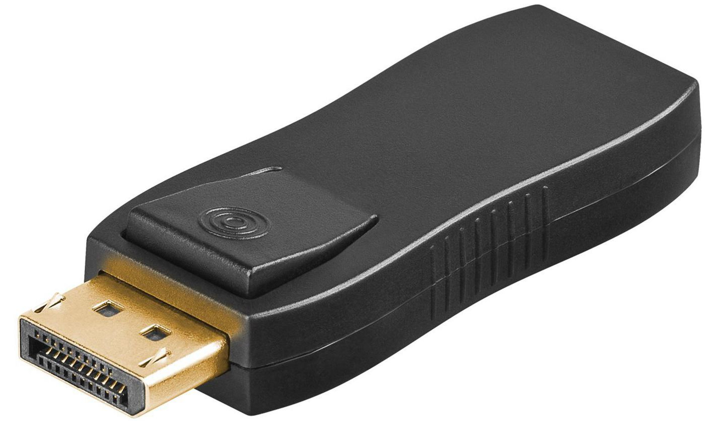 Microconnect DPHDMI kabelomvandlare (hane/hona) Displayport HDMI Svart