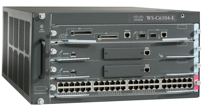 Cisco Catalyst 6504 Enhanced nätverksutrustningschassin