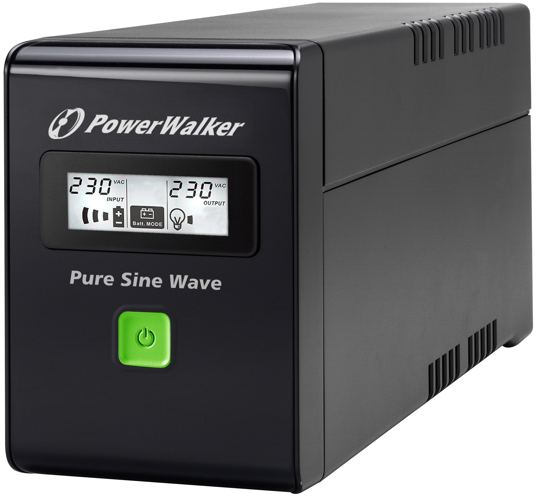 PowerWalker VI 600 SW Linjeinteraktiv 0,6 kVA 360 W 2 AC-utgångar