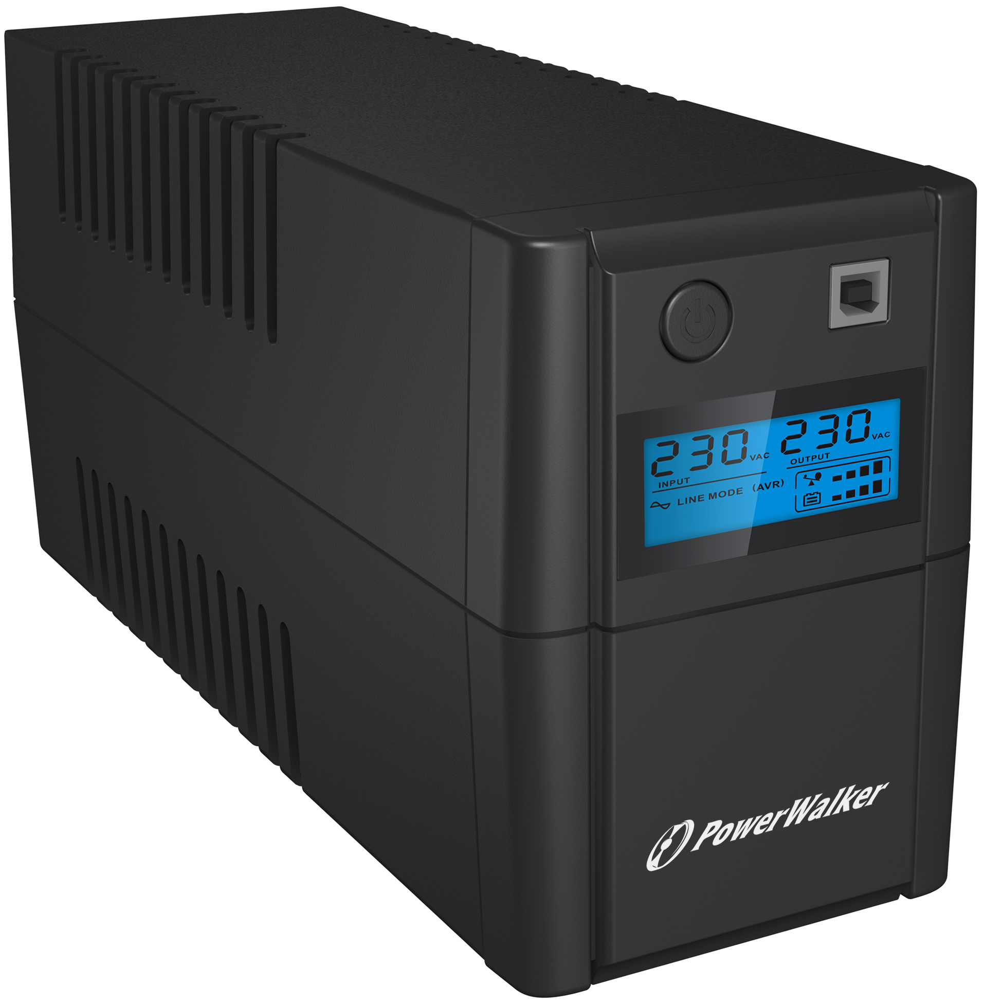 PowerWalker VI 650 SHL Schuko Linjeinteraktiv 0,65 kVA 360 W 2 AC-utgångar