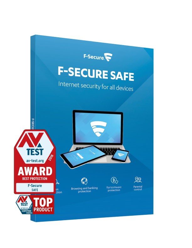 F-SECURE SAFE Antivirus security Fullständig Flerspråkig 1 licens/-er 1 År