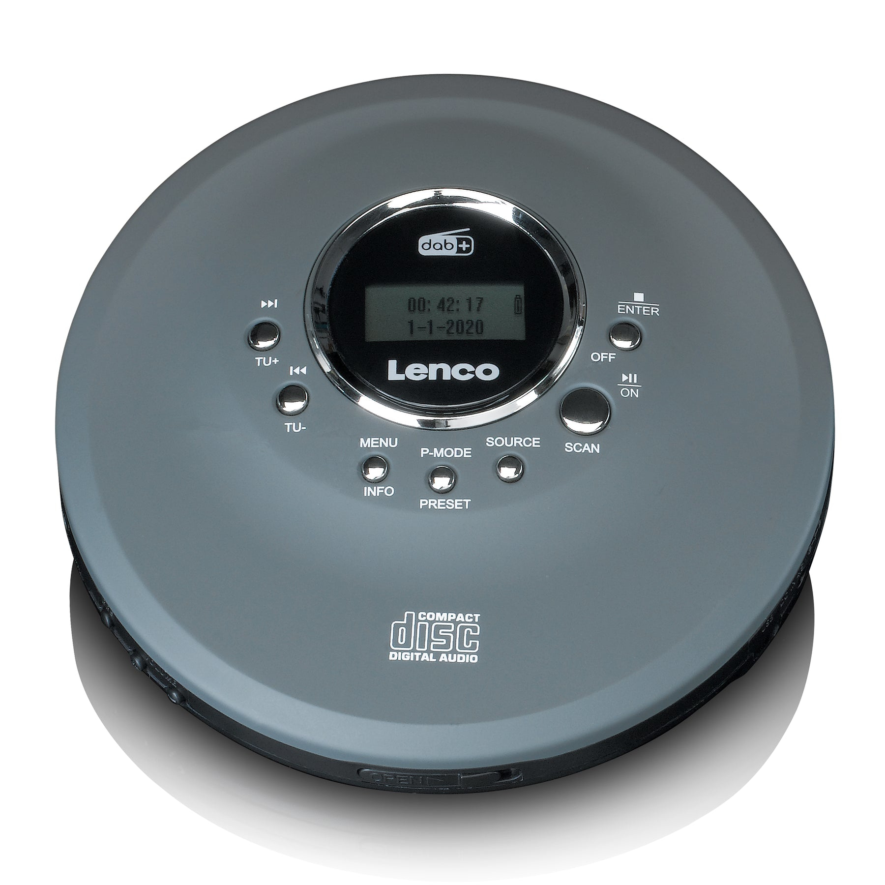 Lenco CD-400GY CD-spelare Personlig CD-spelare Antracit