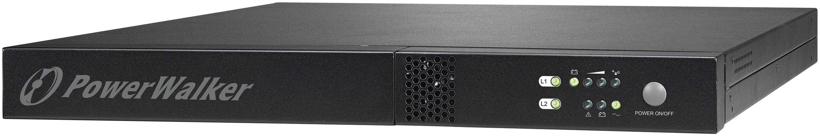 PowerWalker VFI 1000R/1U Dubbelkonvertering (Online) 1 kVA 800 W 3 AC-utgångar