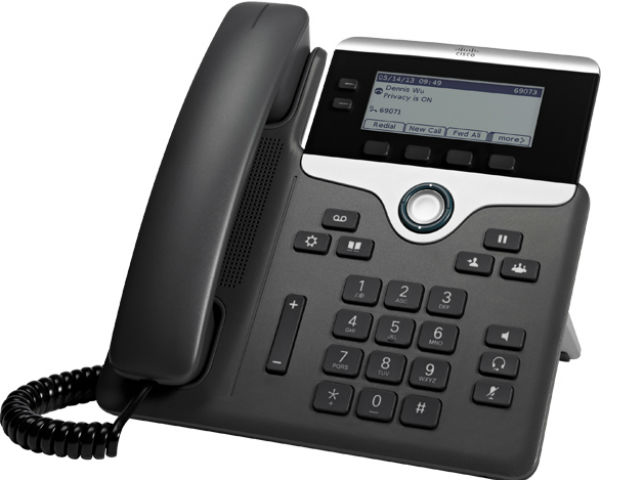 Cisco 7811 IP-telefoner Svart, Silver 1 linjer LED