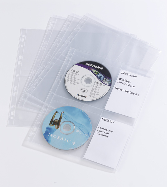 Durable 5238-19 Omslag 40 diskar Transparent