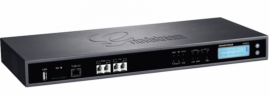 Grandstream Networks UCM6510 PBX-system 2000 användare (er) IP Centrex (värd IP/virtuell IP)