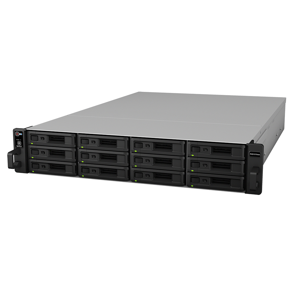 Synology RXD1215sas hårddiskar Svart