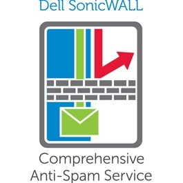 SonicWall Comprehensive Anti-Spam Service Firewall Flerspråkig 1 År