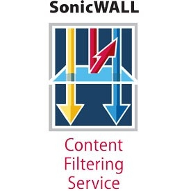 SonicWall Content Filtering Service Firewall Flerspråkig 1 År