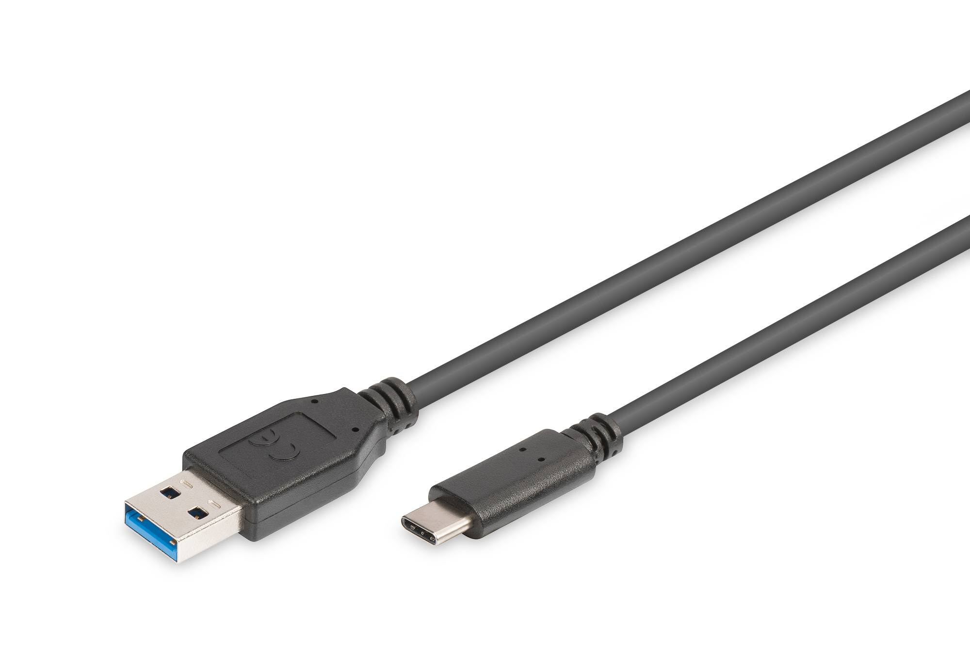 Digitus 1m USB 3.1 C - A USB-kablar USB 3.2 Gen 1 (3.1 Gen 1) USB C USB A Svart