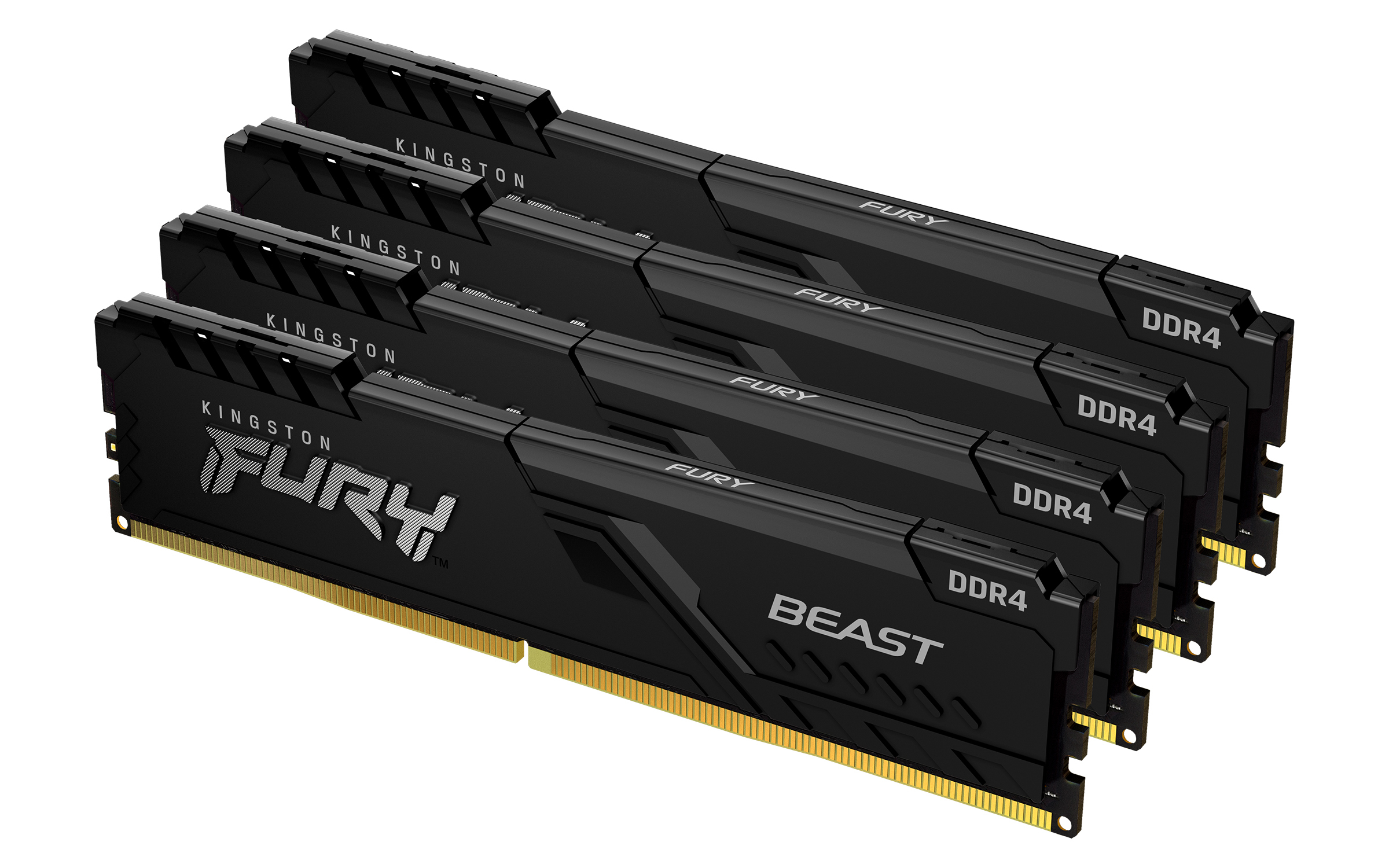 Kingston Technology FURY Beast RAM-minnen 16 GB 4 x 4 GB DDR4 2666 MHz