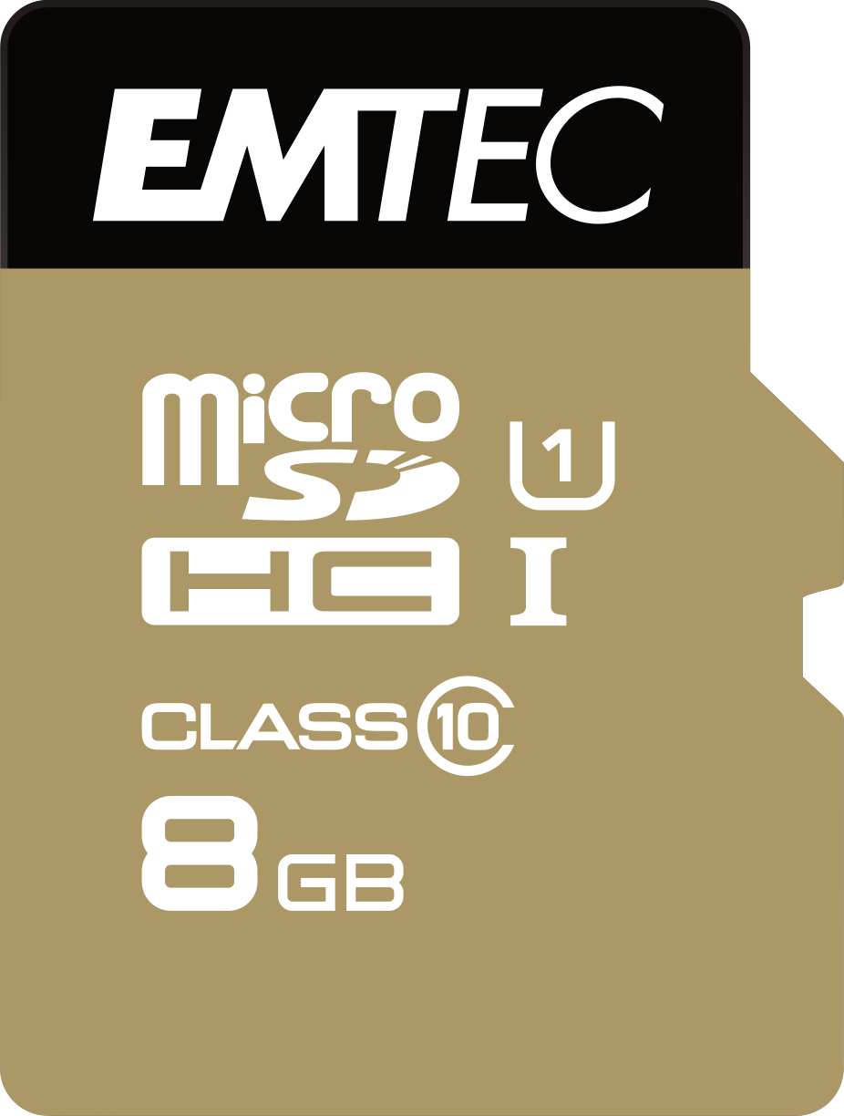 Emtec ECMSDM8GHC10GP flashminne 8 GB MicroSDHC Klass 10