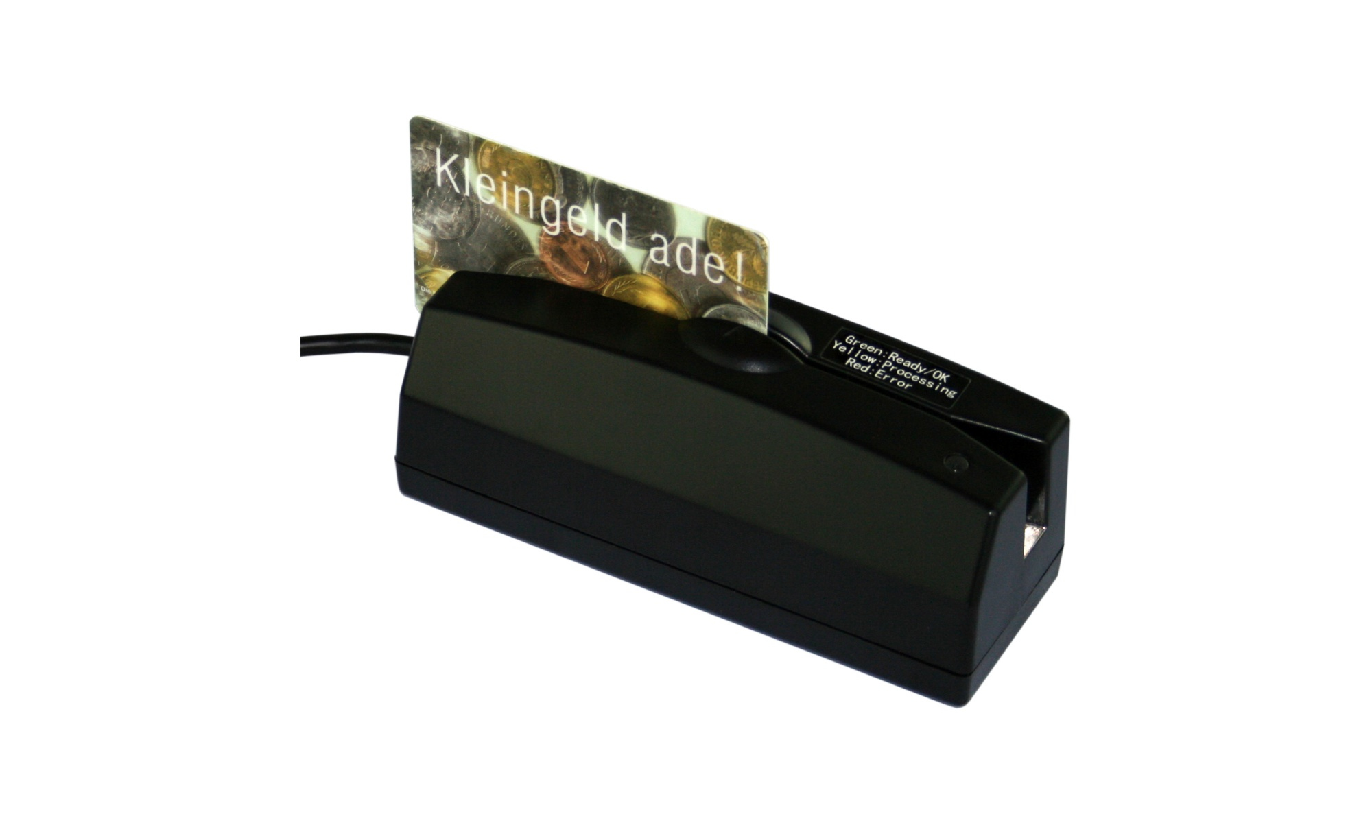 Active Key AK-980-U123-B magnetkortsläsare Svart USB