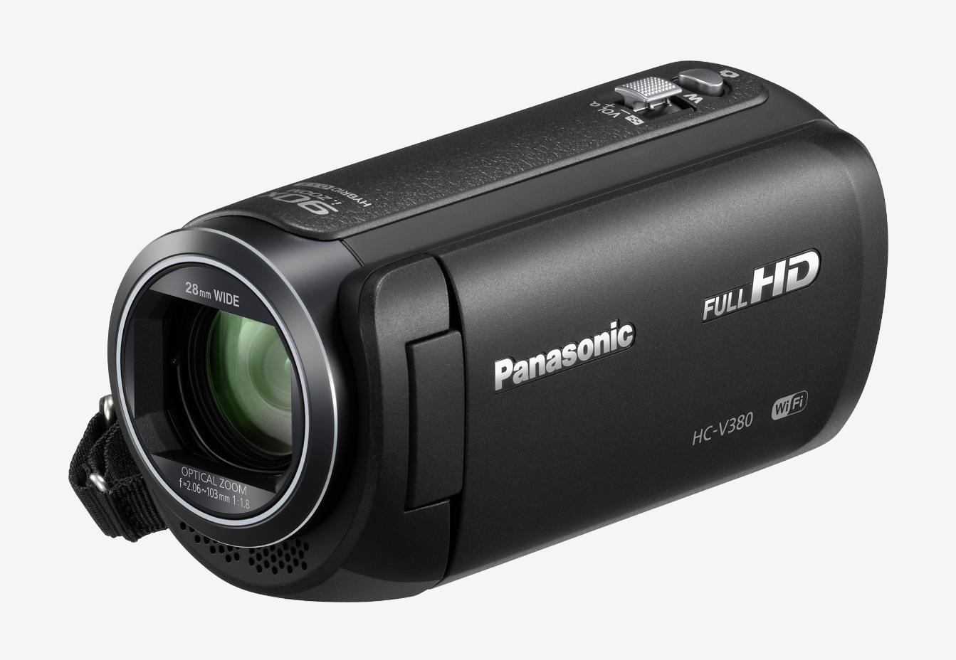 Panasonic HC-V380EG-K videokameror Handhållen videokamera 2,51 MP MOS BSI Full HD Svart