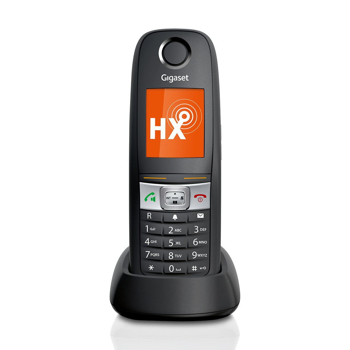 Gigaset E630HX Handenhet till DECT-telefon Namn och uppringnings-ID Svart