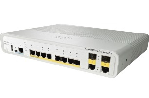 Cisco Catalyst WS-C3560CG-8TC-S nätverksswitchar hanterad L2 Gigabit Ethernet (10/100/1000) 1U Vit