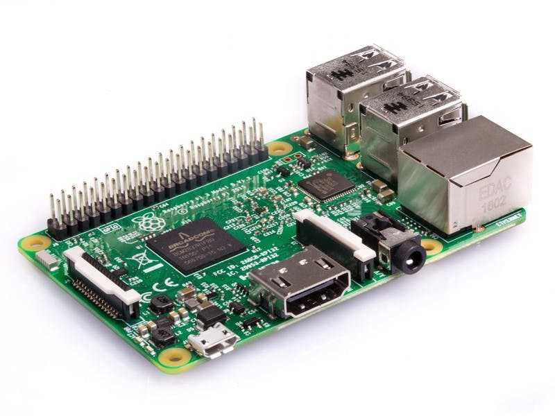Raspberry Pi 3 Model B development-moderkort 1200 MHz BCM2837