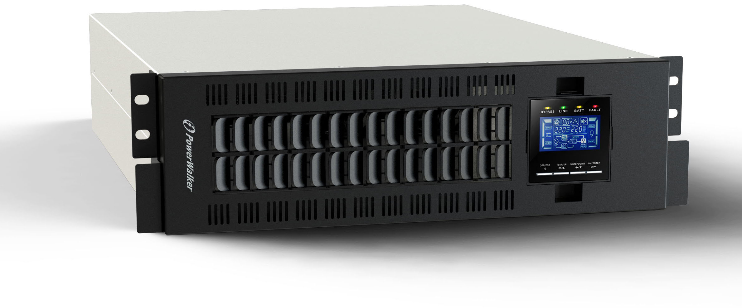 PowerWalker VFI10 000 CRM LCD Dubbelkonvertering (Online) 10 kVA 8000 W