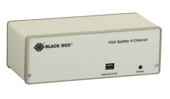 Black Box AC057AE-K-R4 bilddelare VGA 4x VGA