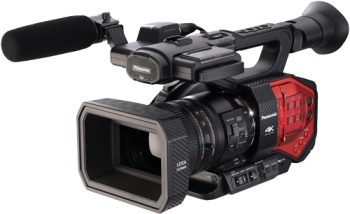 Panasonic AG-DVX200 Axelburen videokamera 15,49 MP MOS 4K Ultra HD Svart, Röd