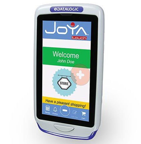 Datalogic Joya Touch Plus RFID-handdatorer 10,9 cm (4.3') 854 x 480 pixlar Pekskärm 305 g Blå, Grå