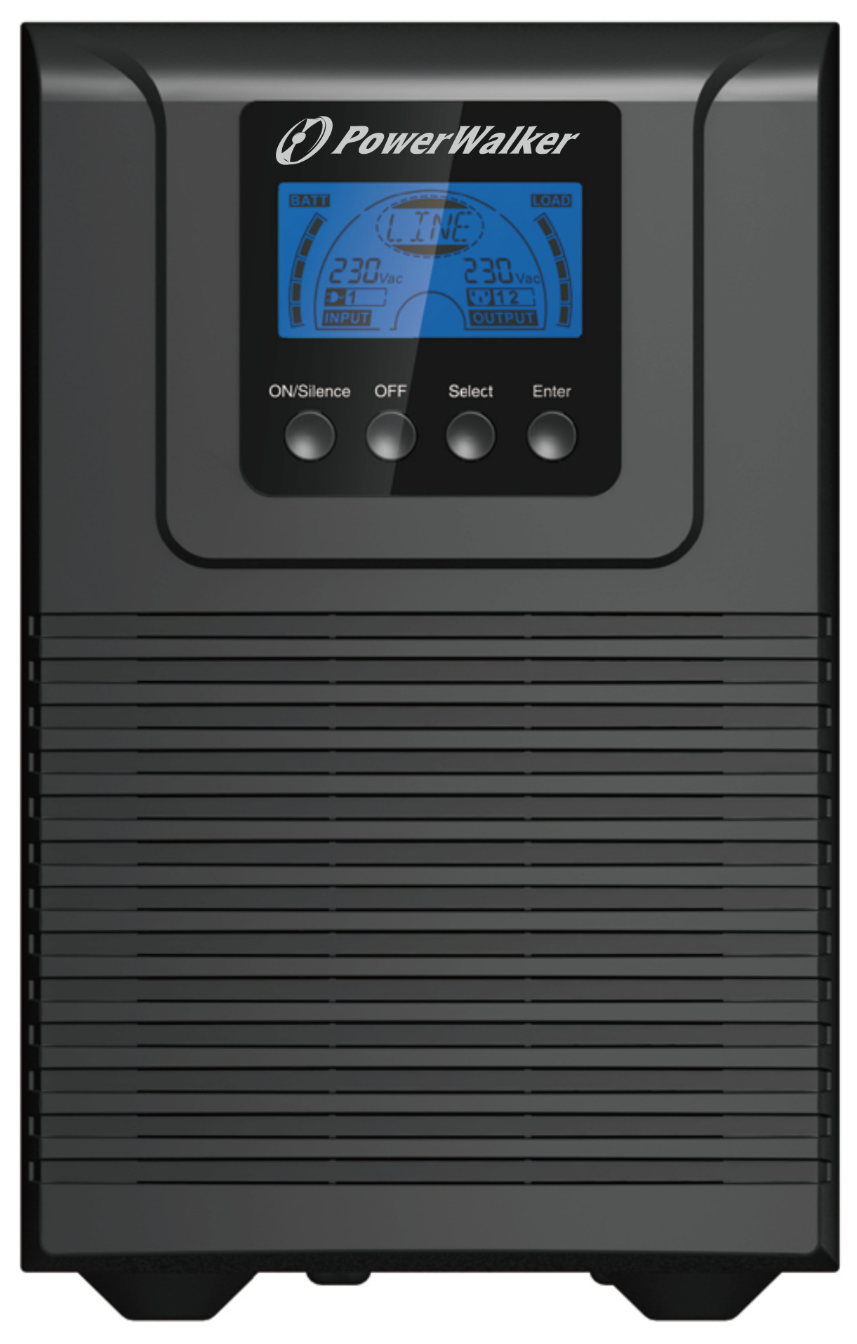 PowerWalker VFI 1000 TG Dubbelkonvertering (Online) 1 kVA 900 W 4 AC-utgångar