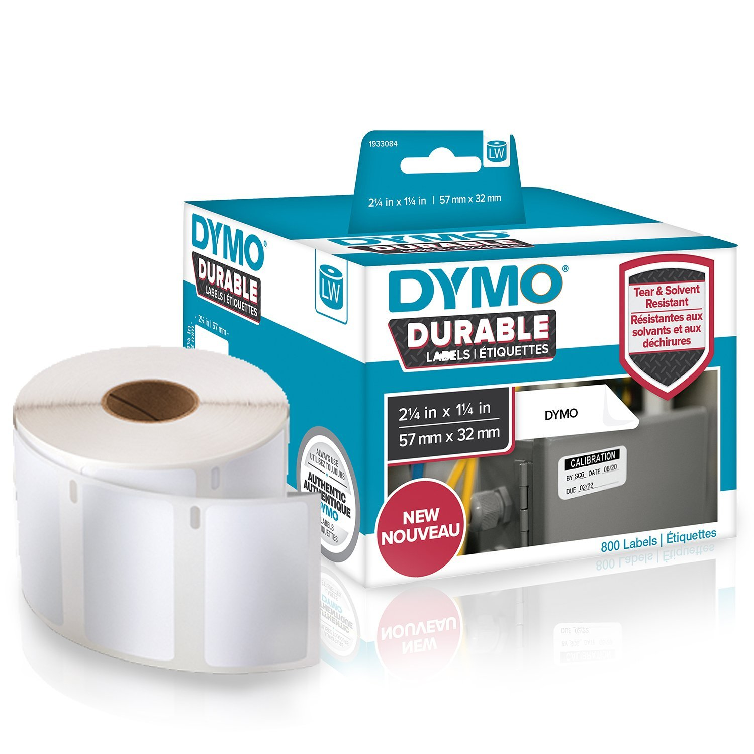 DYMO LW - LW Durable-etiketter - 32 x 57 mm - 1933084